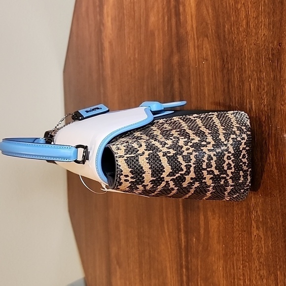 NWT Coach Courier Carryall With Snakeskin Detail - Picture 10 of 13